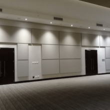 Zimbali conference centre acoustic wall treatment